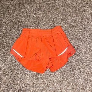 Size 4 regular Lululemon hotty hot running shorts